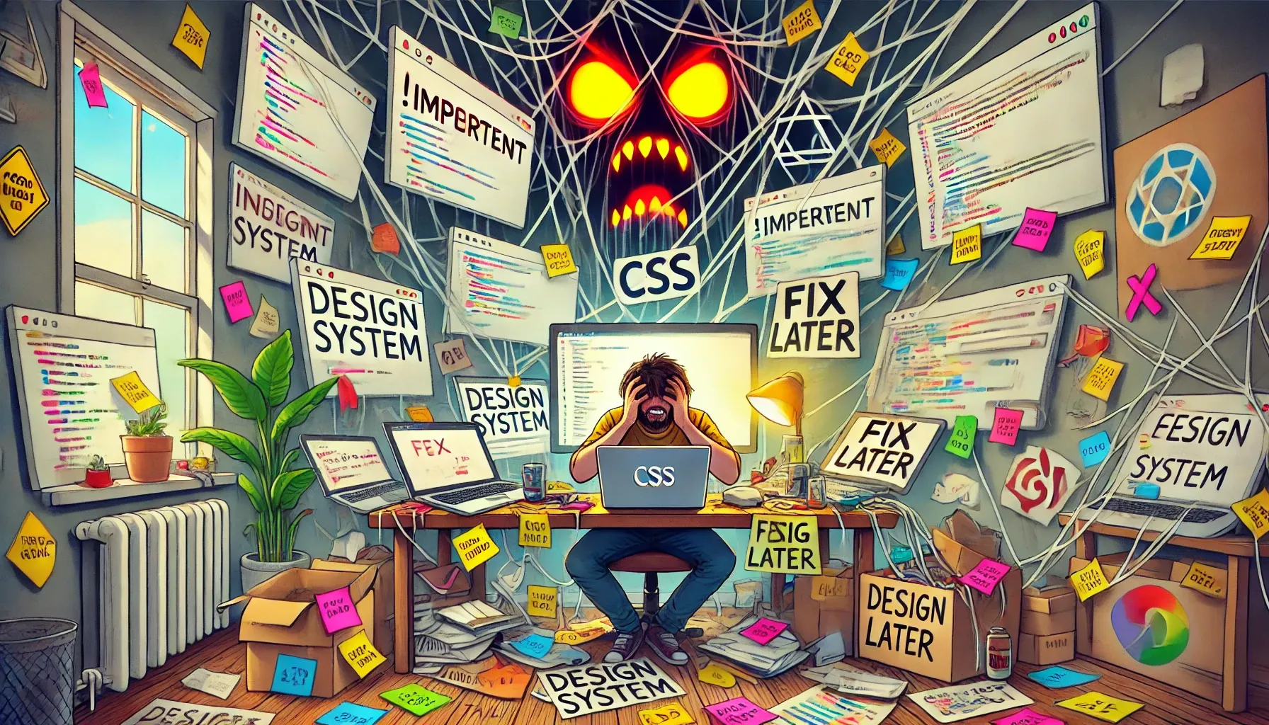 Brave Enough for Any Framework — Still Scared of CSS blog post cover