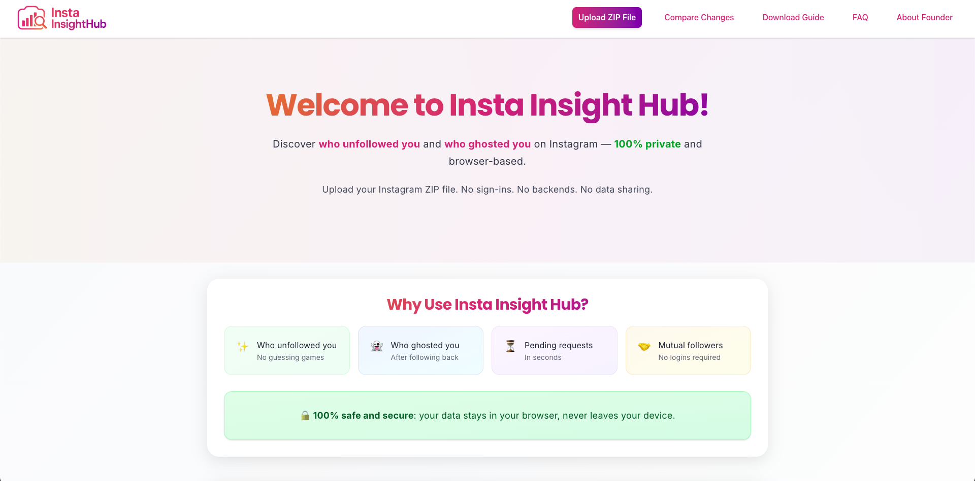 Insta Insight Hub